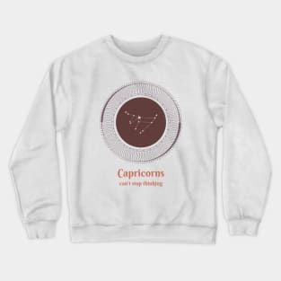 capricorn zodiac sign test Crewneck Sweatshirt